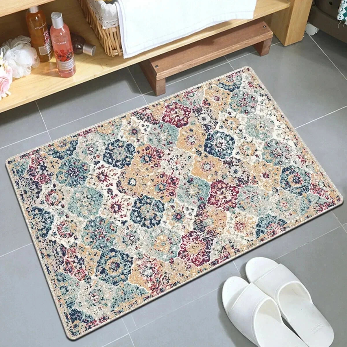 Aladdin Pattern Non-Slip Area Rug