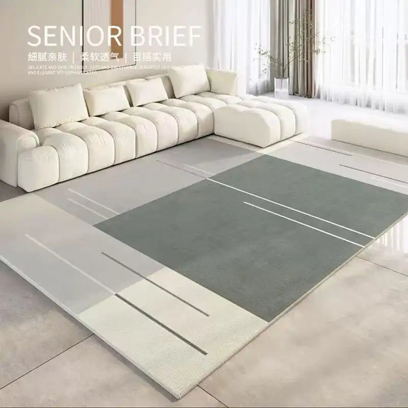 VIKAMA Modern Geometric Carpet Large Area Living Room Bedroom Sofa Floor Mat