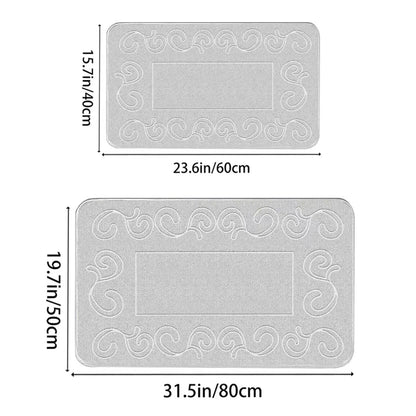 Anti-Slip Absorbent Bathroom Mat Ultra Soft Machine Washable Bath Rug Home Decoration