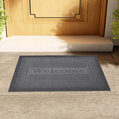 Dust-Proof Entrance Welcome Mat Comfortable Non-Slip Door Rug High-Traffic Shoe Scraper Autumn Winter Home Decor