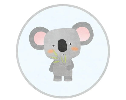 Cartoon Cute Round Non-Slip Area Rug