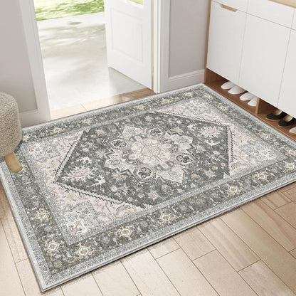 Boho Persian Geometric Non-Slip Door Mat