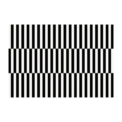 Nordic Zebra Pattern Fluffy Plush Non-Slip Area Rug