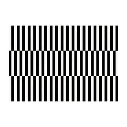 Nordic Zebra Pattern Fluffy Plush Non-Slip Area Rug