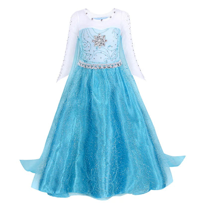 Disney Frozen Elsa Princess Costume Dress For Girls