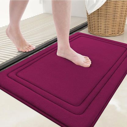 Olanly Memory Foam Soft Non-Slip Bath Mat