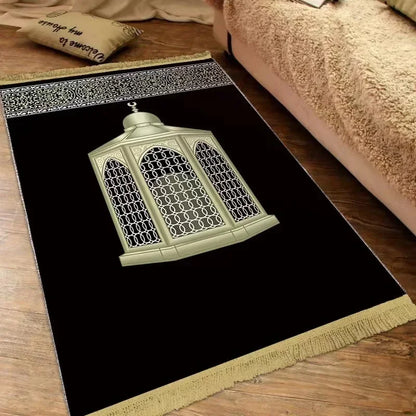 VIKAMA Portable Prayer Mat Foldable Kneeling Rug Indoor Outdoor Pilgrimage Mat Family Use Travel Prayer Carpet