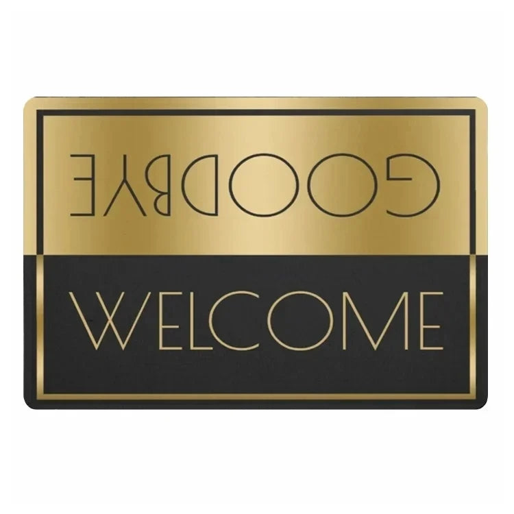 Luxury Gold Coin Welcome Doormat