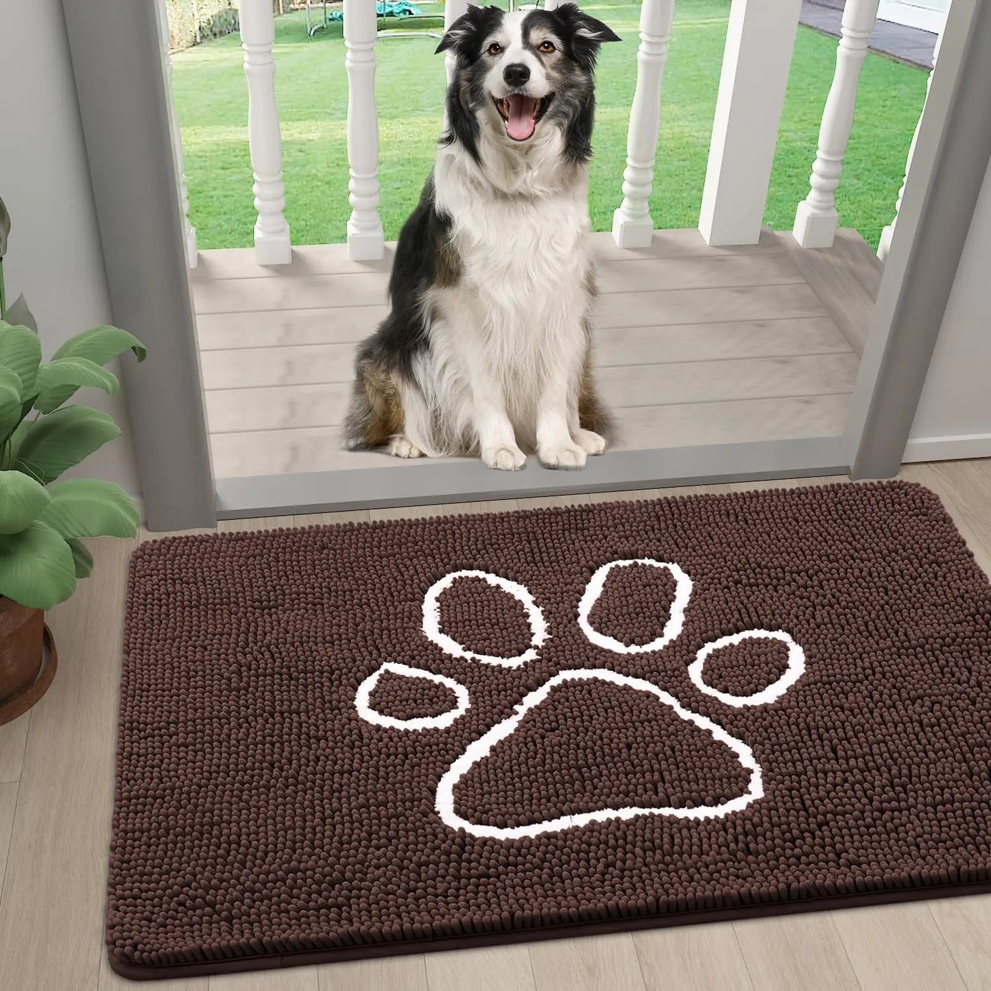 OOlanly Dog Mud Trap Non-Slip Doormat