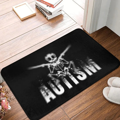 Funny Skeleton Meme Welcome Mat