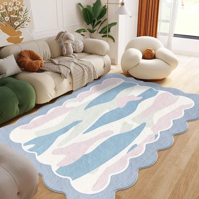 VIKAMA Cream Cashmere Style Bedroom Carpet