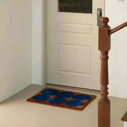 Thick tufted non-slip absorbent carpet