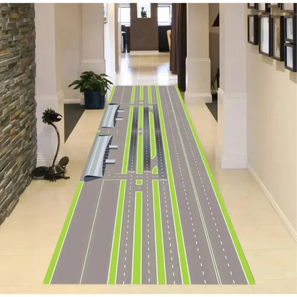 Airport Runway Aviation Kids Rug