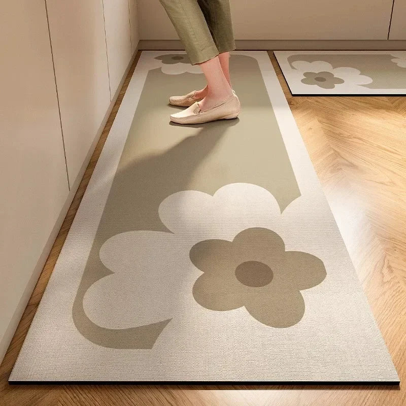 VIKAMA Wabi-Sabi Diatomaceous Mud Non-Slip Kitchen Mat