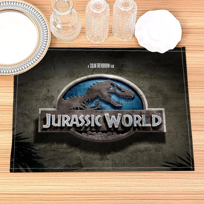 Jurassic Park Print Linen Kids Placemat Set