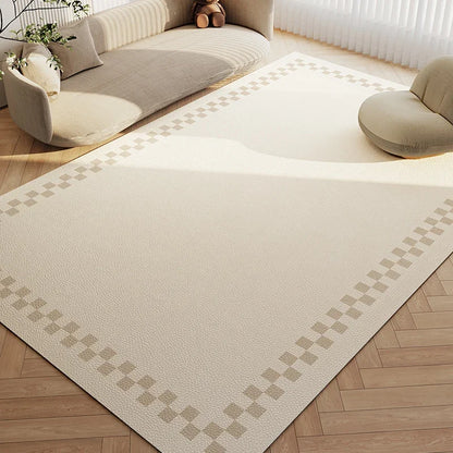 Wabi-Sabi Waterproof PVC Leather Anti-Slip Area Rug