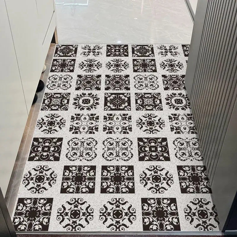 PVC washable anti-dirt cartoon door mat