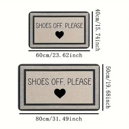 VIKAMA “Shoes Off Please” Entrance Doormat