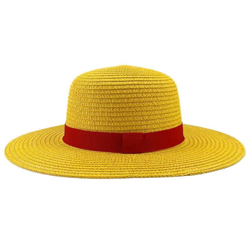 Anime Straw Hat with Neck String