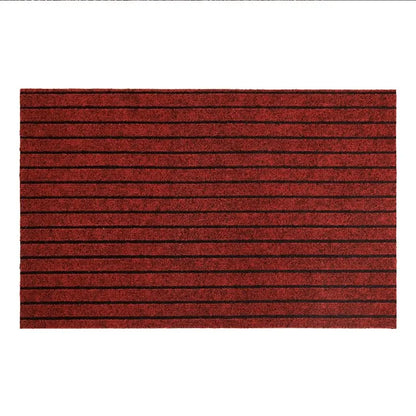 Modern Minimalist Square Floor Mat Durable Stain & Fade Resistant Non-Slip Rubber Backing Machine Washable Indoor Outdoor Rug