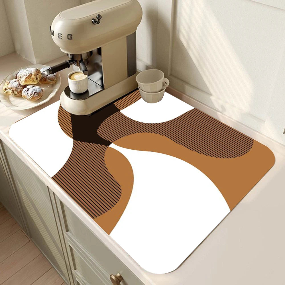 Rubber Super Absorbent Dish Drying Mat
