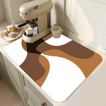 Rubber Super Absorbent Dish Drying Mat