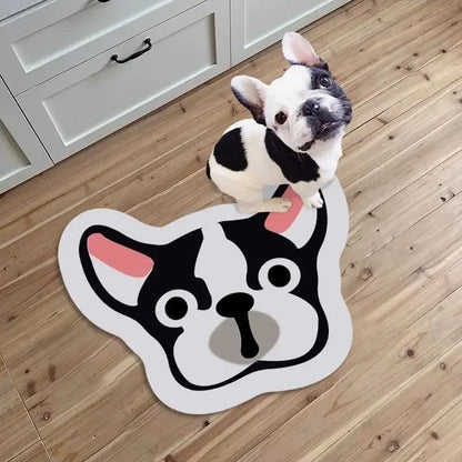 Cute Cartoon Cashmere Door Mat