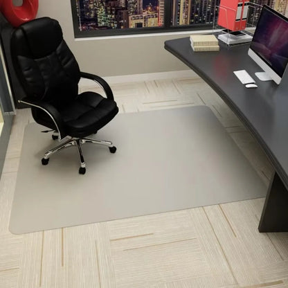 VIKAMA Gray Office Carpet Non-Slip Wear-Resistant Minimalist Floor Mat Home Office Conference Room Decor