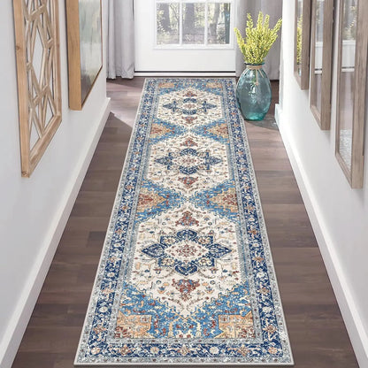 VIKAMA Non-Slip Hallway Runner Rug Machine Washable Kitchen Entryway Bedroom Laundry Carpet