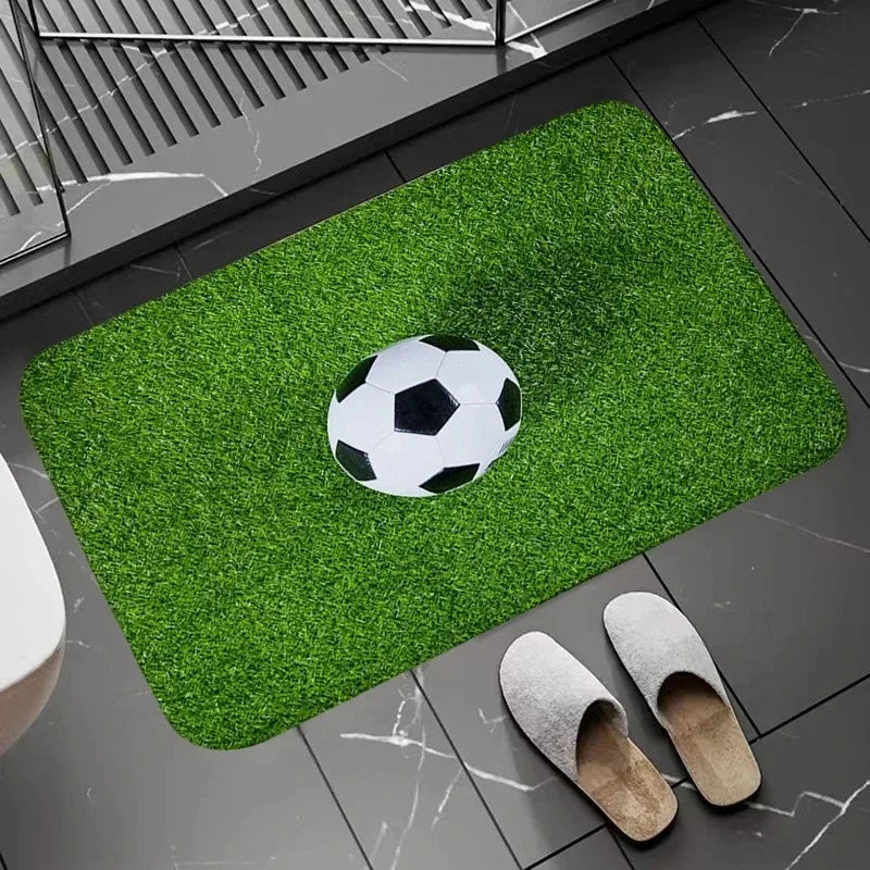 VIKAMA Soccer Field Non-Slip Door Mat