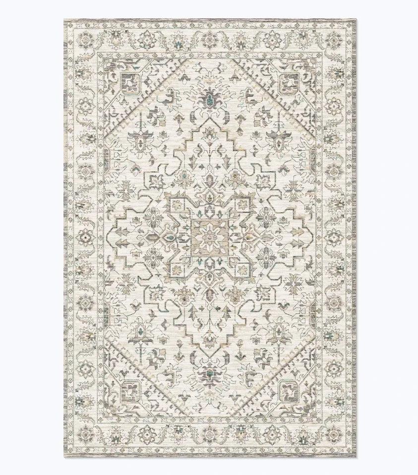 VIKAMA Bohemian Retro Large Area Carpet Non-Slip Living Room Bedroom Floor Mat