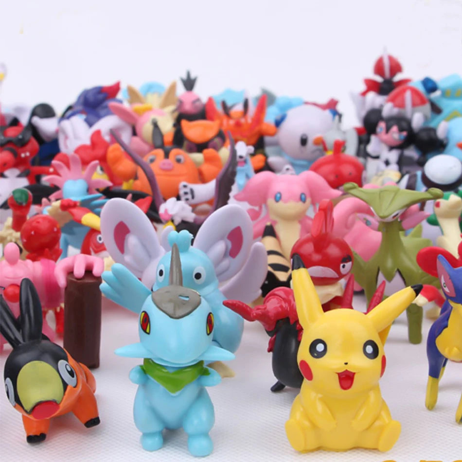 Pokemon Pikachu Mini Action Figure Set 24 144 Pieces