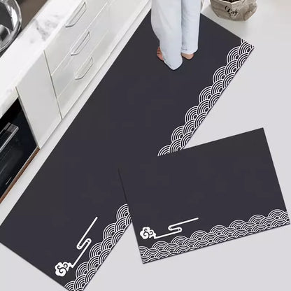 Kitchen Floor Mats Waterproof Non-slip Dirt-Resistant Foot Mats Household Mats Entry Door Doormat Carpet
