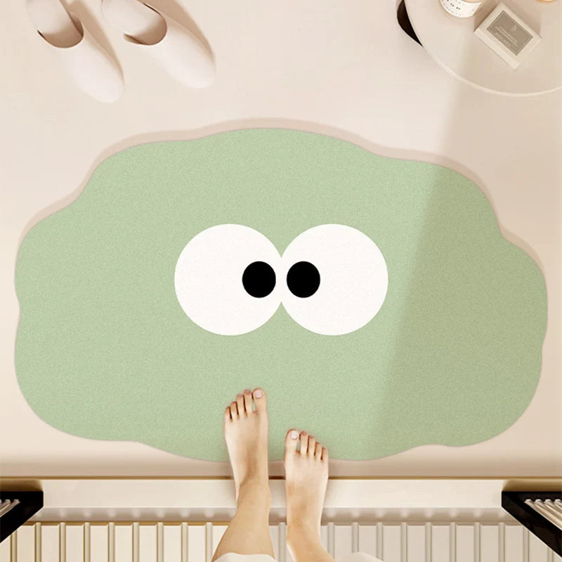 Cartoon quick-dry non-slip bath mat