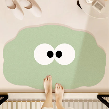Cartoon quick-dry non-slip bath mat
