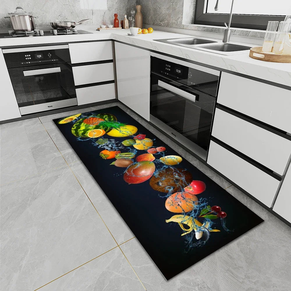 Kitchen Rug Durable Waterproof Non-Slip Large Washable Entrance Doormat Home Floor Carpet House Hold Mat Home Decor