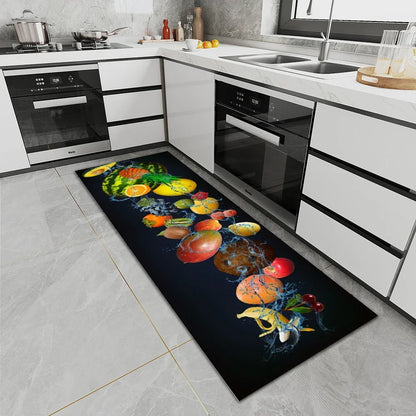 Kitchen Rug Durable Waterproof Non-Slip Large Washable Entrance Doormat Home Floor Carpet House Hold Mat Home Decor