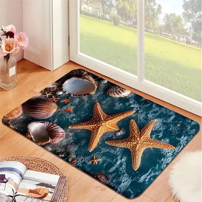 VIKAMA Ocean Theme Non-Slip Floor Mat