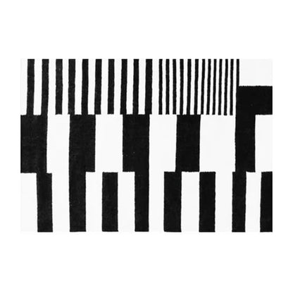 Nordic Zebra Pattern Fluffy Plush Non-Slip Area Rug