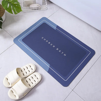 VIKAMA Super Absorbent Bathroom Floor Mat Non-Slip Toilet Kitchen Carpet