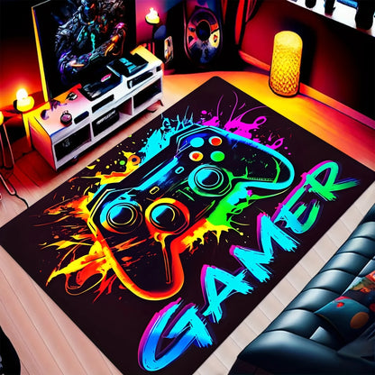Colorful Game Controller Pattern Non-Slip Doormat
