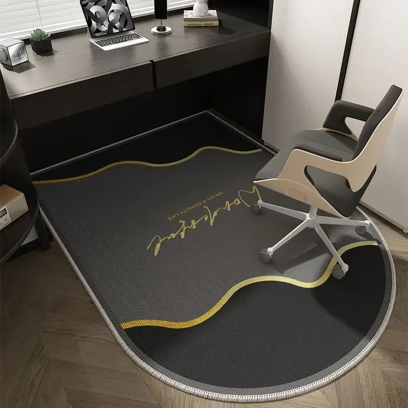 VIKAMA Computer Chair Floor Mat Non-Slip Office Swivel Chair Bedroom Carpet
