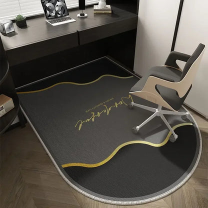 VIKAMA Computer Chair Floor Mat Non-Slip Office Swivel Chair Bedroom Carpet