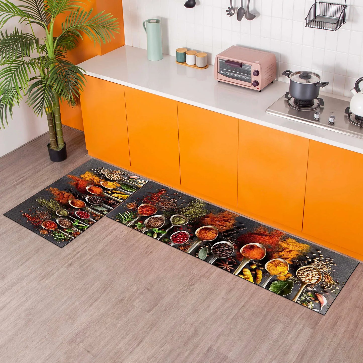 Modern Kitchen Mat Long Non-Slip Rug Hallway Bedroom Living Room Balcony Bathroom Entrance Floor Carpet Home Decor
