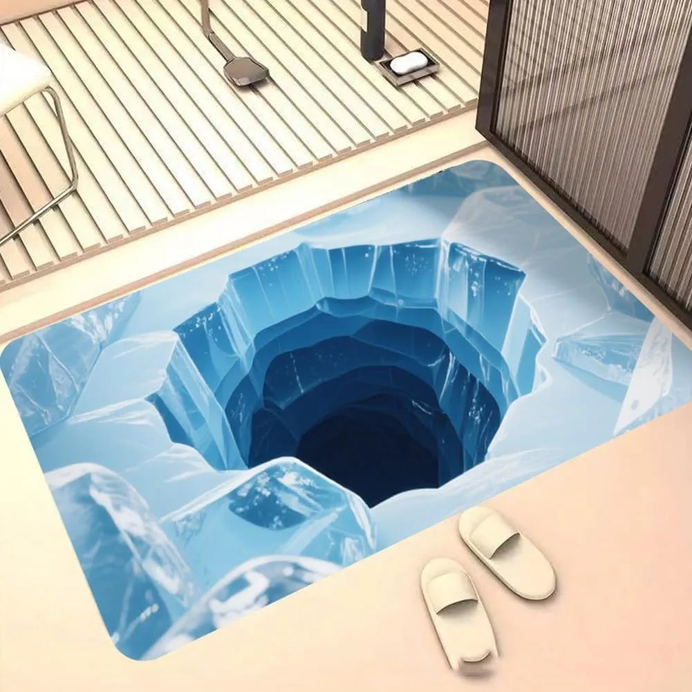 3D Optical Illusion Pond Effect Door Mat