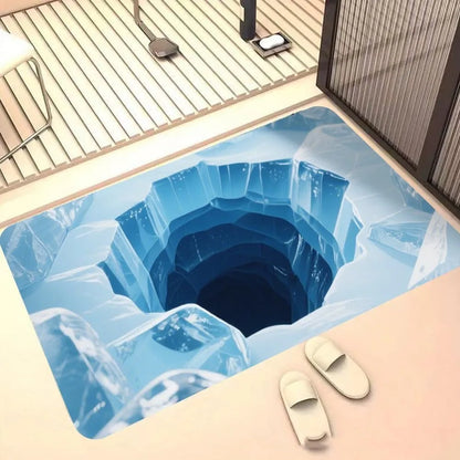 3D Optical Illusion Pond Effect Door Mat
