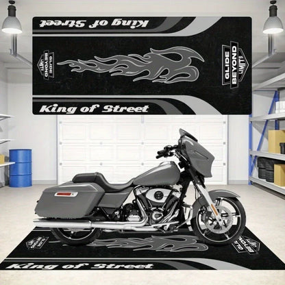 VIKAMA Motorcycle Display Non-Slip Area Rug