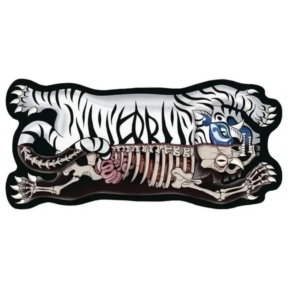 VIKAMA Tiger-Shaped Non-Slip Area Rug