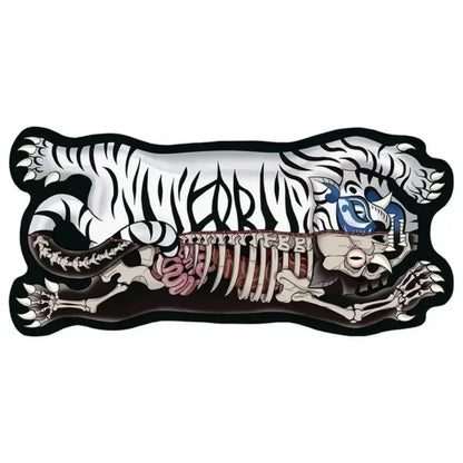 VIKAMA Tiger-Shaped Non-Slip Area Rug