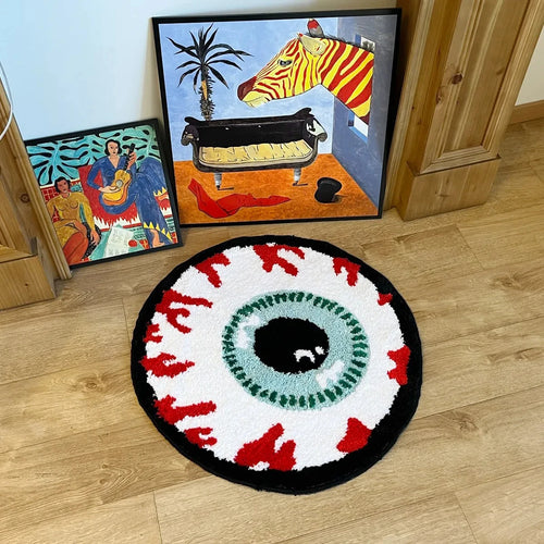 Eyeball Tufted Fluffy Non-Slip Rug